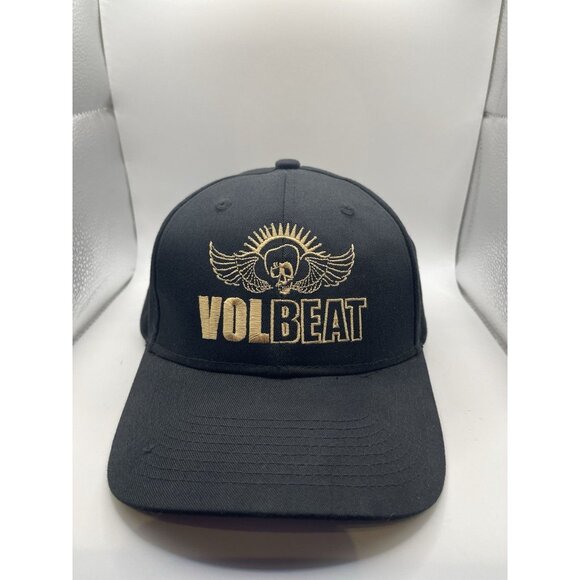 Volbeat Rock Band Classic Logo Hat Cap Port Authority EUC Concert Gear Black uni - Picture 2 of 5
